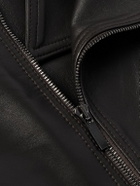 Stòffa - Plongé Leather Jacket - Brown