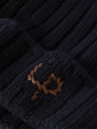 Loro Piana - Logo-Embroidered Ribbed Cashmere Beanie