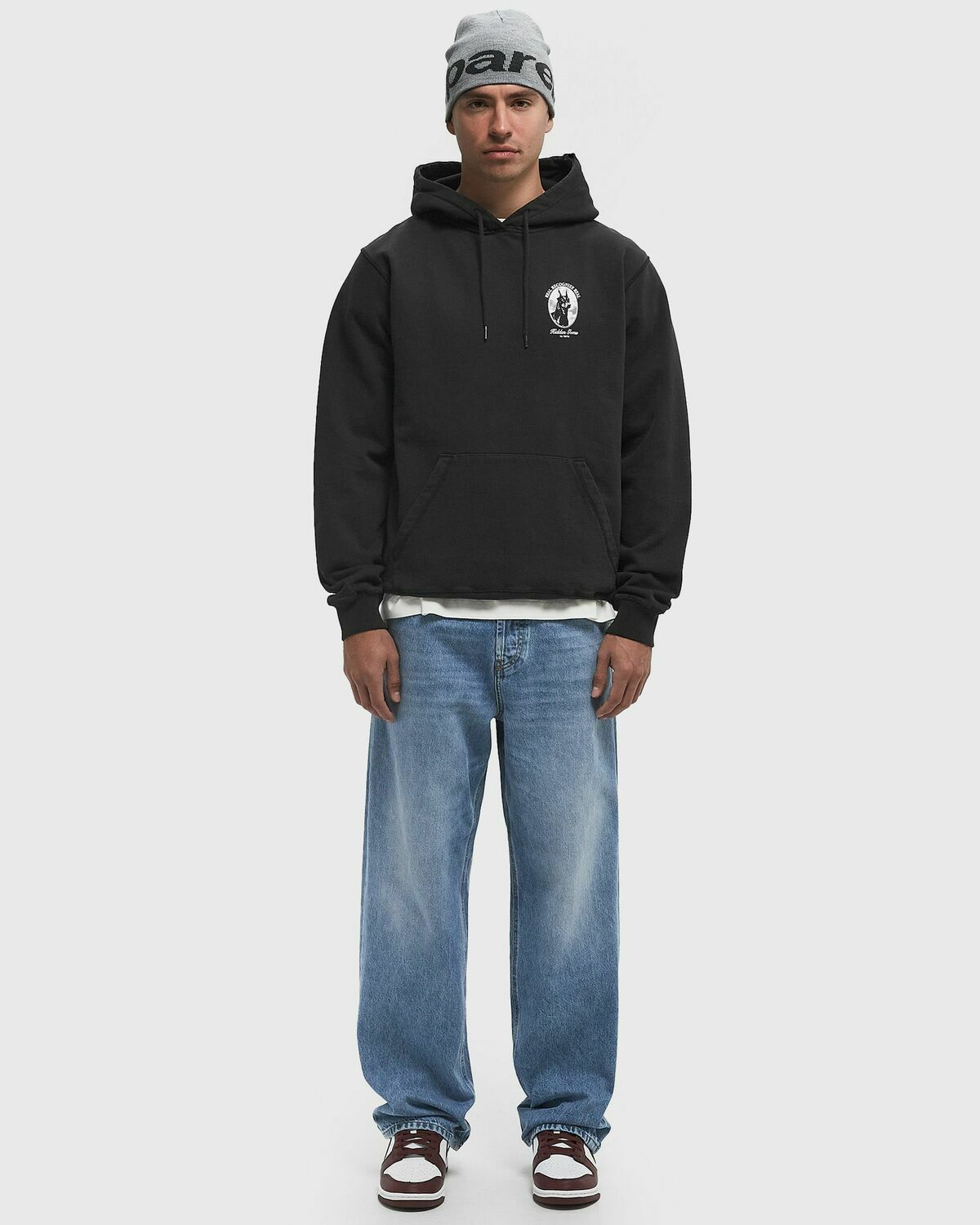 BSTN Brand Westcoast Hoodie Black Mens Hoody