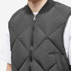 Cole Buxton Men's CB Quilted Vest in Black