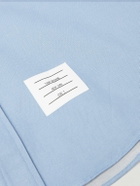 Thom Browne - Button Down-Collar Logo-Appliquéd Cotton-Twill Shirt - Blue