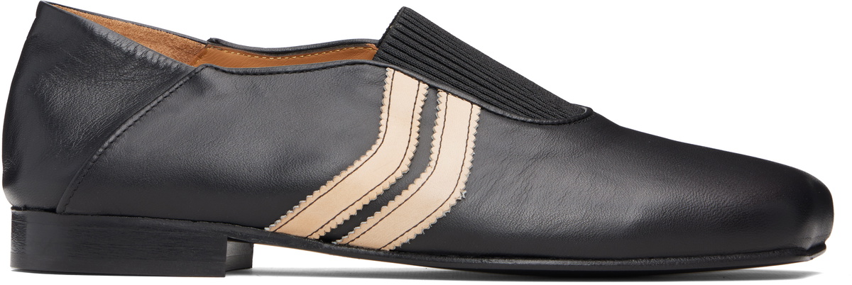 EGONlab Black Spike Loafers EGONlab