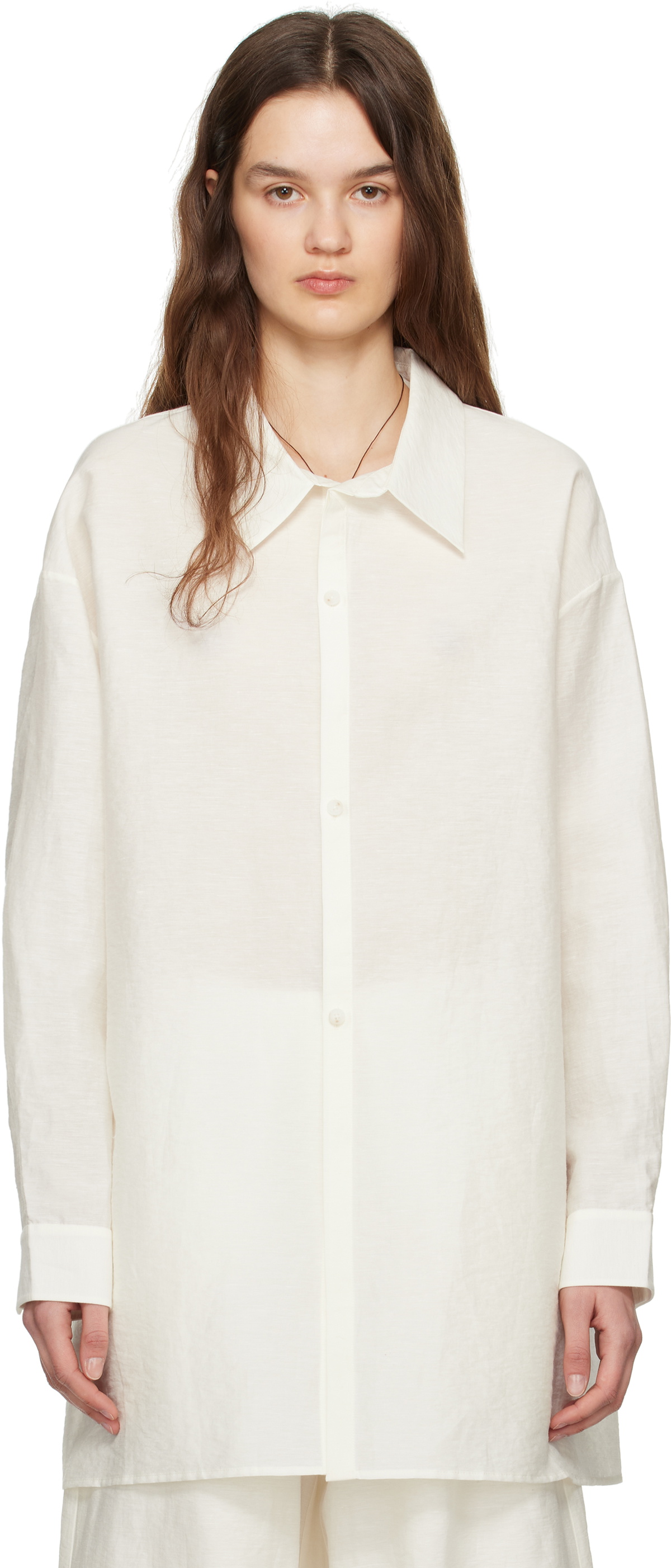 Ruohan Off-White Classic Shirt
