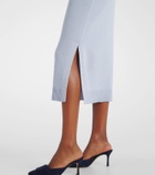Carolina Herrera Wool and cashmere pencil skirt