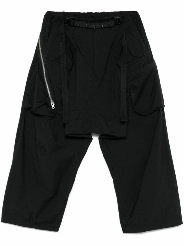 Photo: ACRONYM Black Wide-Leg Trousers