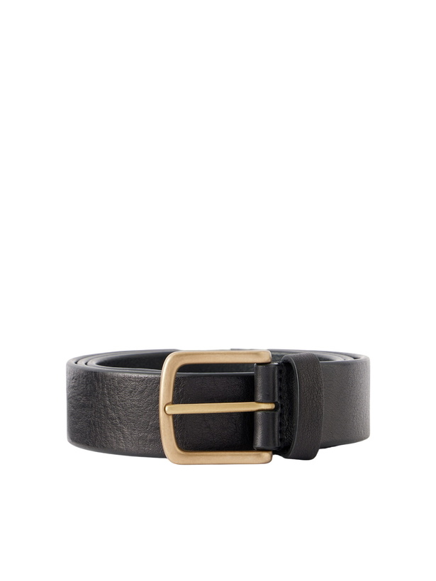 Photo: Anderson's - 3,5cm Leather Belt - Black