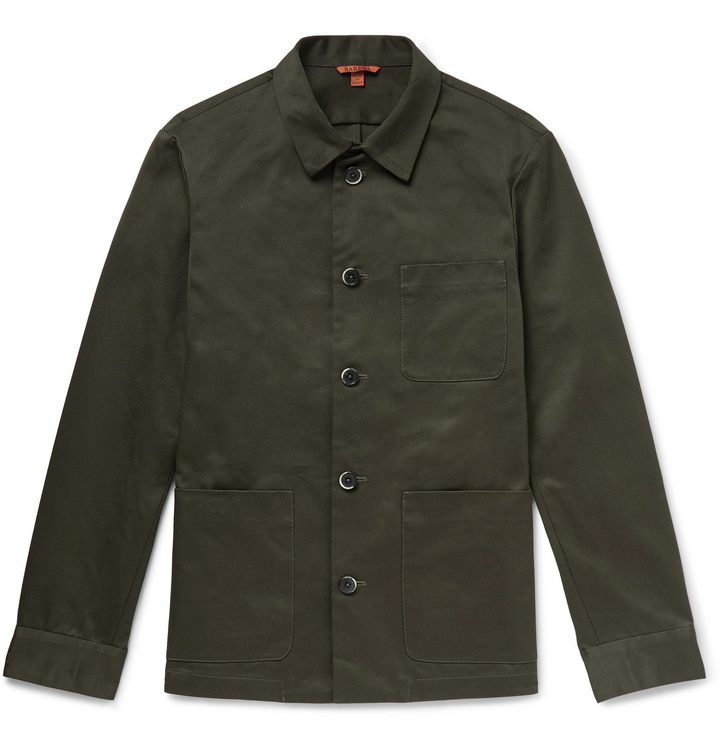 Photo: Barena - Cotton-Drill Overshirt - Green