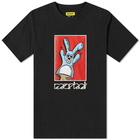 MARKET Men's Bunny Puppet Puff T-Shirt in Black