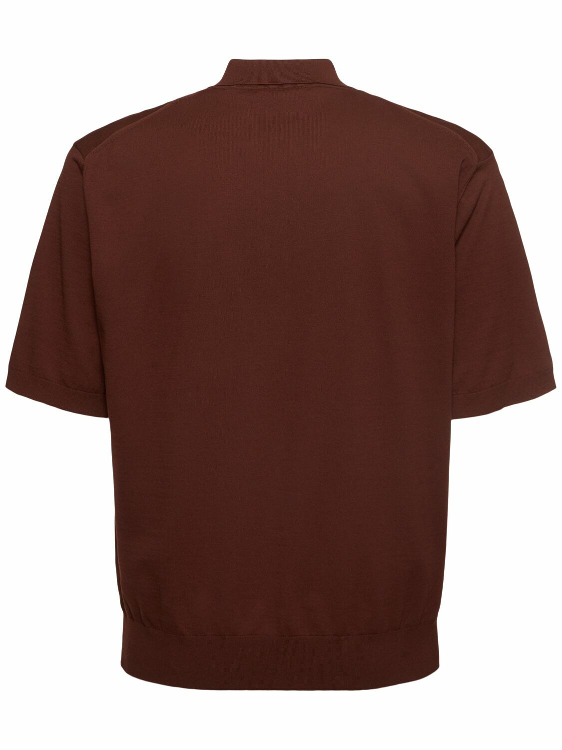 AURALEE CASHMERE HIGH GAUGE KNIT POLO AURALEE Super High Gauge