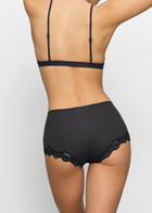 Skims Lace-trim Stretch-jersey boy Shorts Black
