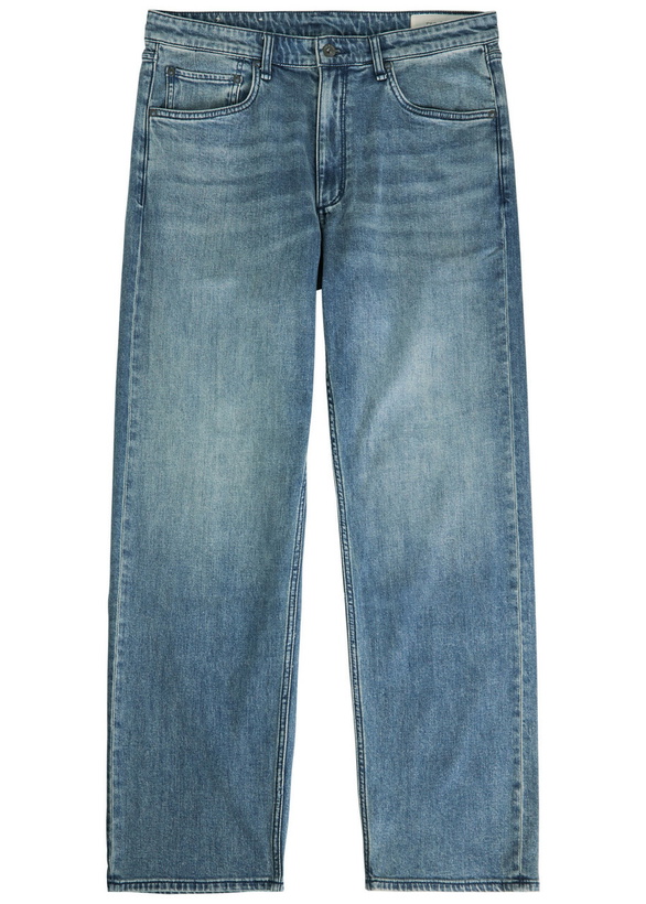Photo: Rag & Bone Fit 4 Straight-leg Jeans Mid Blu