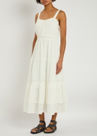 Paige Persimmon Rayon-blend Midi Dress White