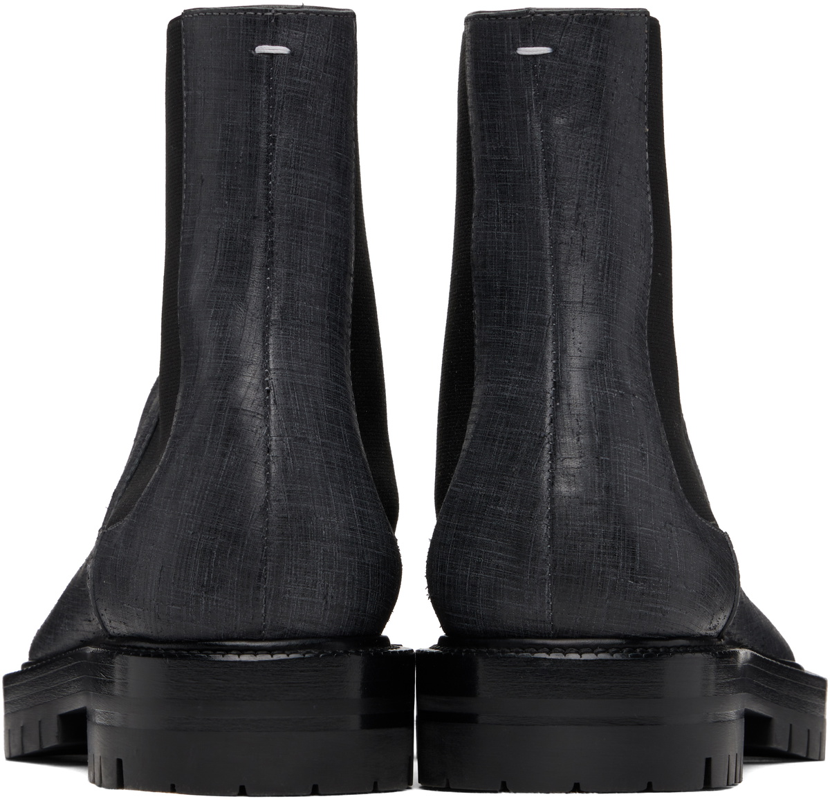 Maison Margiela Black Tabi County Chelsea Boots