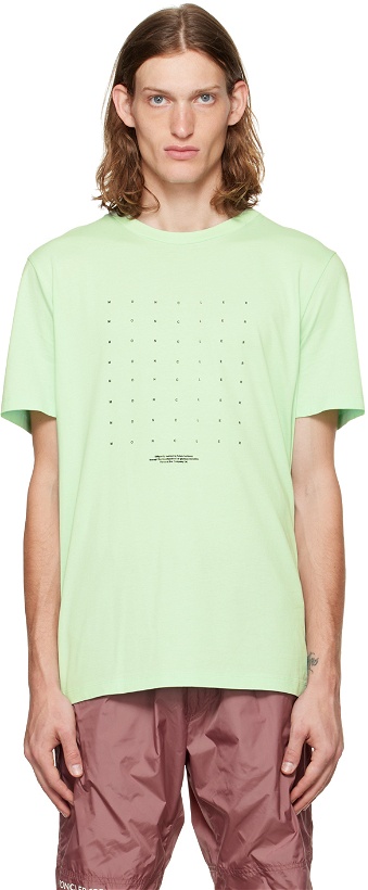 Photo: Moncler Green Graphic Motif T-Shirt