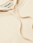 Carhartt WIP - Logo-Embroidered Cotton-Jersey Hoodie - Neutrals
