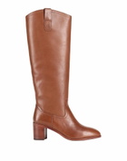 Lauren Ralph Lauren Carla Burnished Leather Ridingtk! Boot Womens Boot Tan
