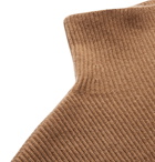 The Row - Daniel Ribbed Cashmere Rollneck Sweater - Camel