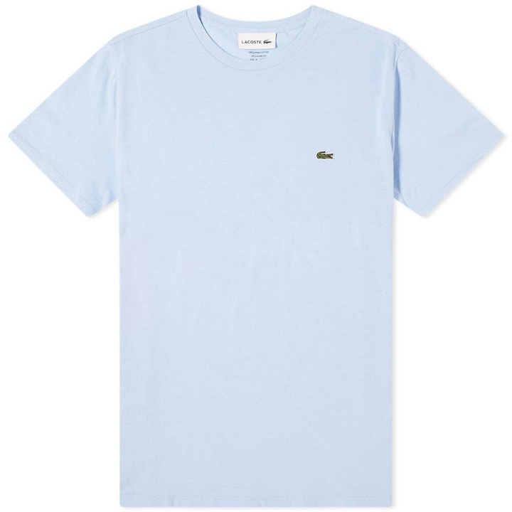 Photo: Lacoste Men's Classic Fit T-Shirt in Overview Blue