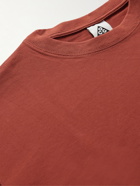 Nike - NRG ACG Logo-Embroidered Jersey T-Shirt - Red