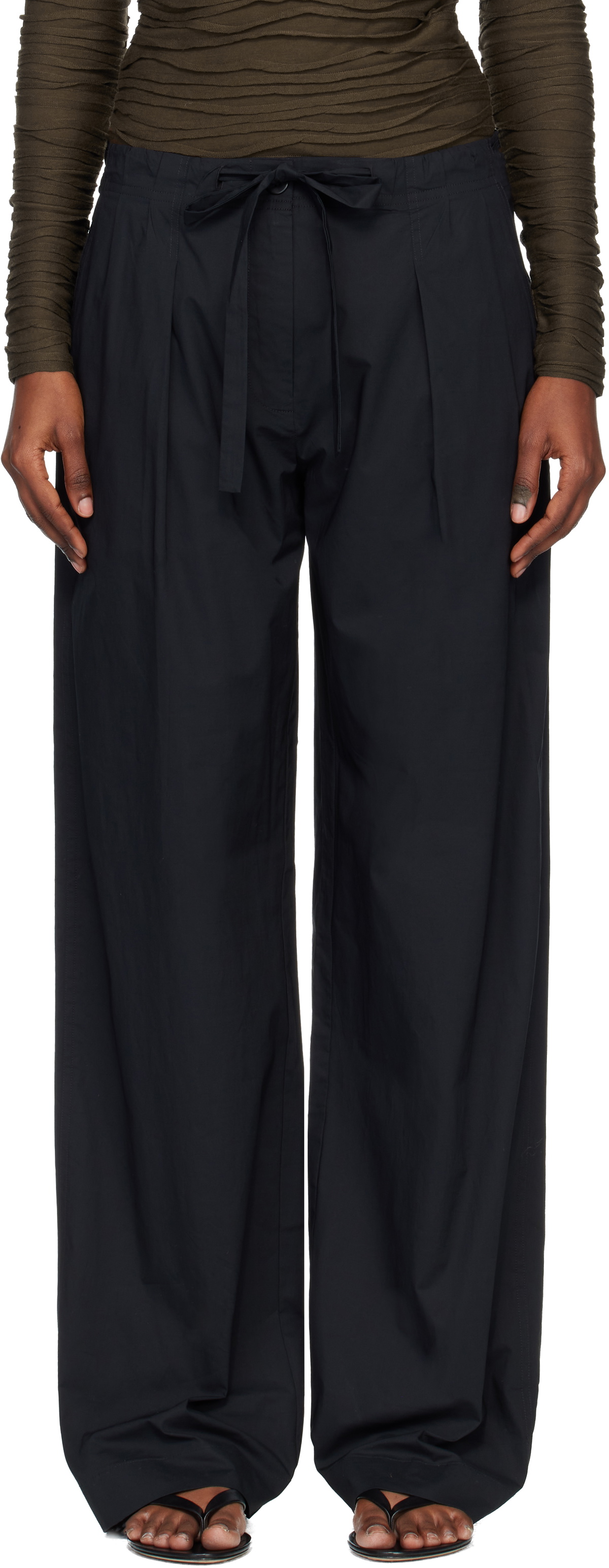 Proenza Schouler Black Proenza Schouler White Label Barrett Trousers