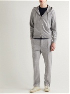 TOM FORD - Tapered Brushed Cashmere-Jersey Sweatpants - Gray