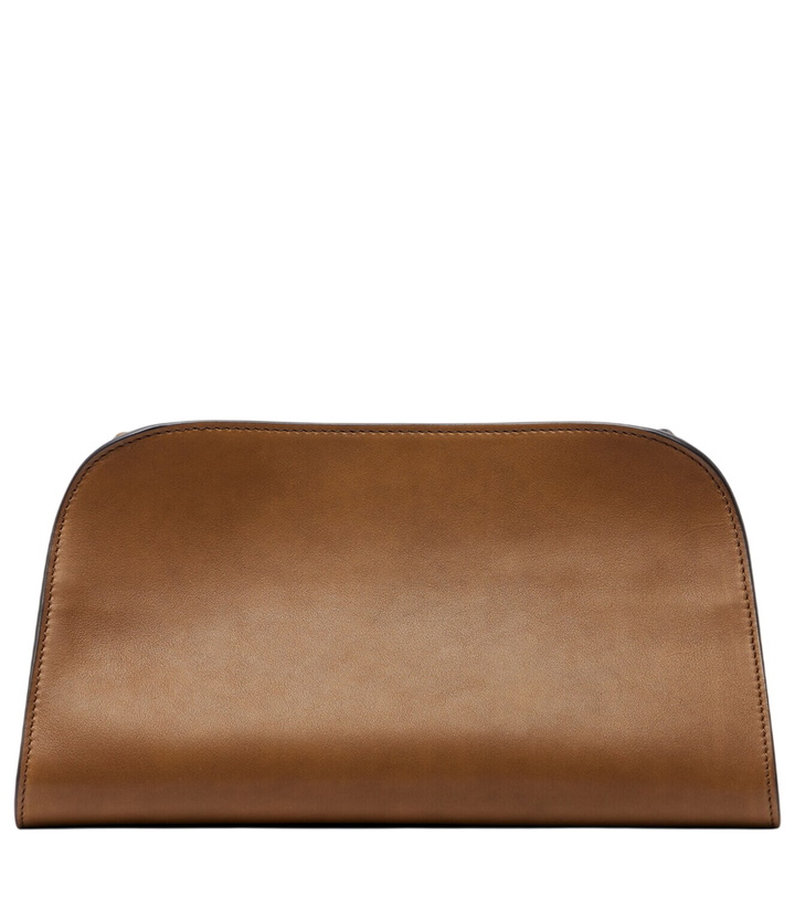 Photo: The Row Peggy leather clutch