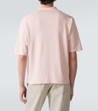 Auralee Silk polo shirt