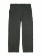 FRAME - Straight-Leg Cotton-Blend Twill Chinos - Brown