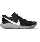 Nike Running - Air Zoom Terra Kiger 5 Flymesh Running Sneakers - Black