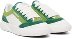 Casablanca White & Green 'Del Mar' Sneakers