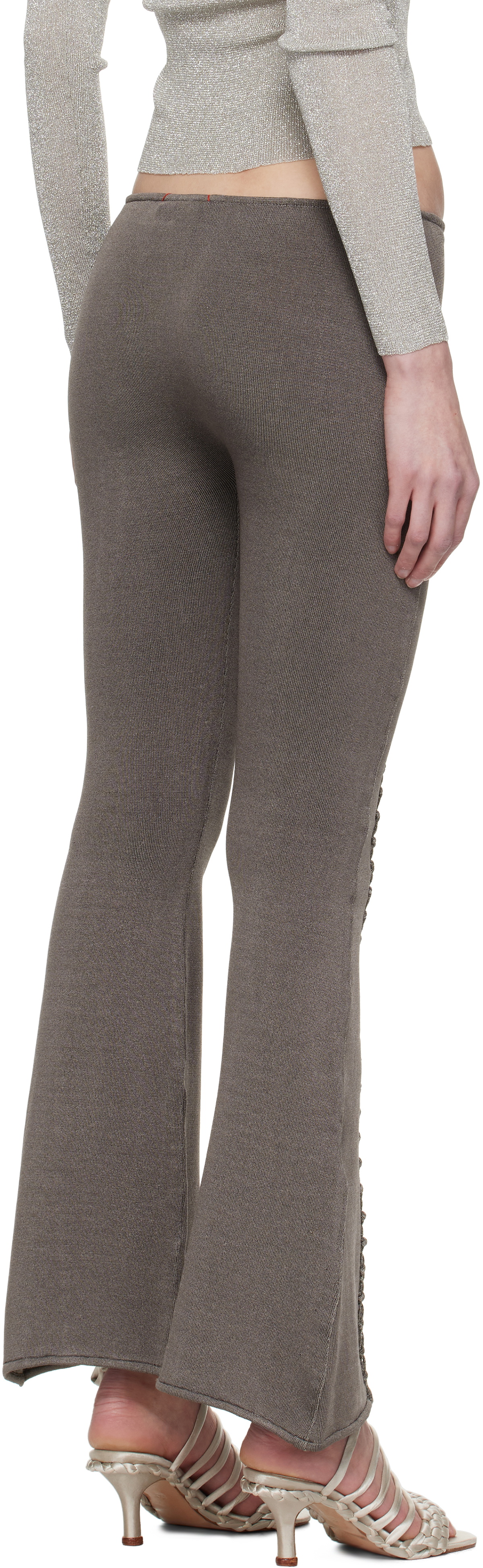 【関税込み】Isa Boulder グレー Suture Front ラウンジパンツ Isa Boulderのグレー Suture Front ラウンジパンツがセール中