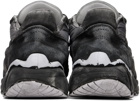 MM6 Maison Margiela Black Distressed Sneakers