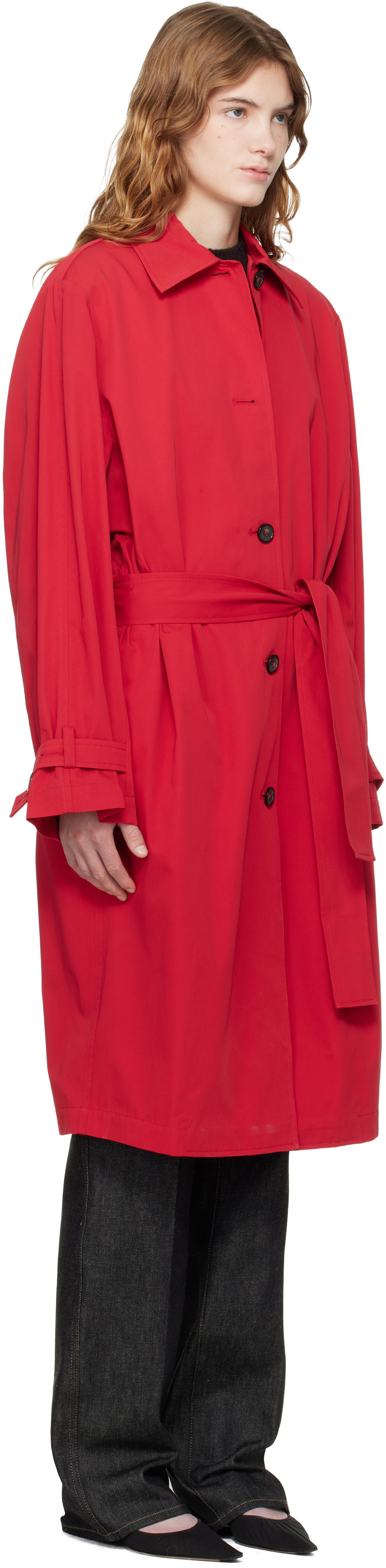 TOTEME Red Light Spring Trench Coat Toteme