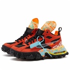 Nike Men's x OFF-WHITE Air Terra Forma Sneakers in Orange/Black