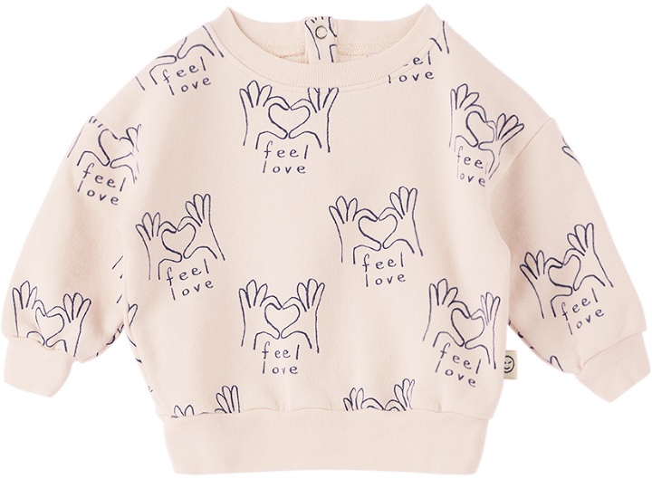 Photo: Wynken Baby Pink 'Feel Love' Sweatshirt