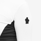 Moncler Grenoble Women's Zip Neck Fitted Sweatshirt in White