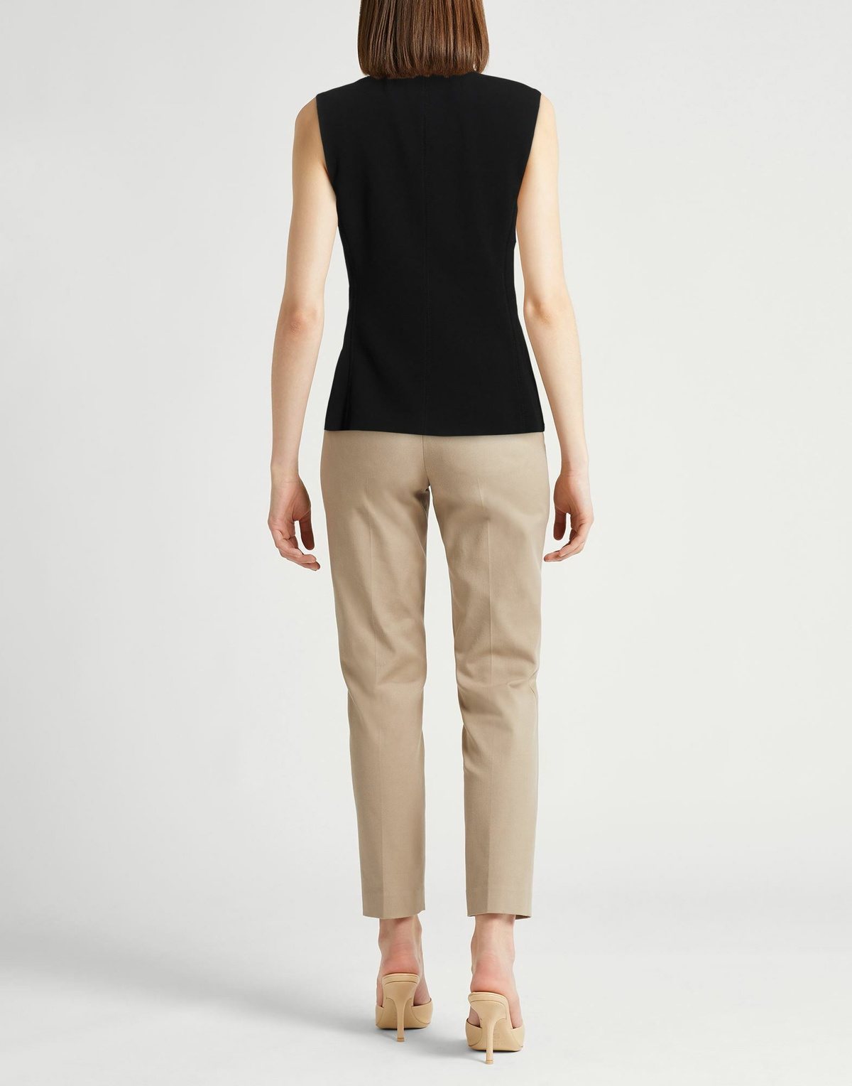 Theory Womens Tailored Vest in Black