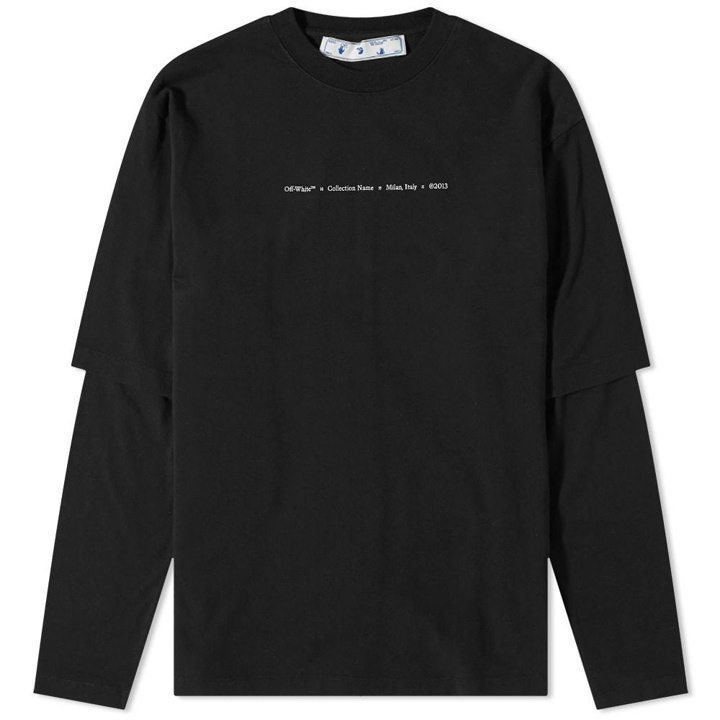 Photo: Off-White Marker Double Sleeve Tee