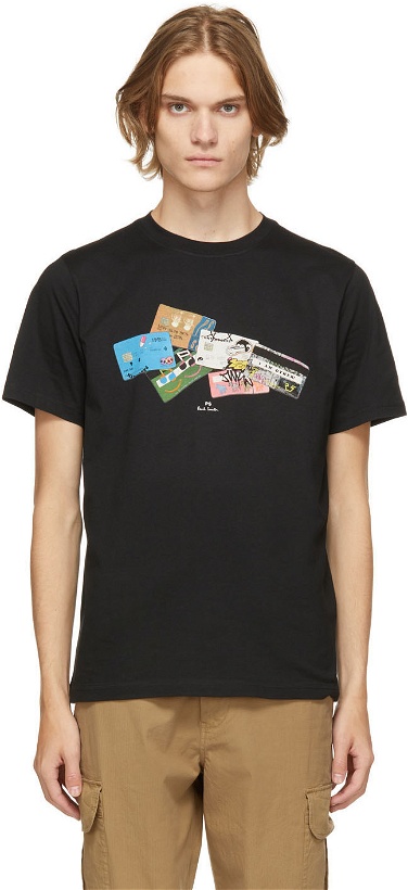 Photo: PS by Paul Smith Black Credit Card T-Shirt