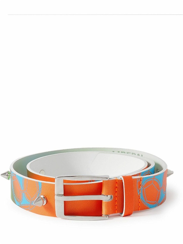 Photo: Liberal Youth Ministry - Studded Printed Leather Belt