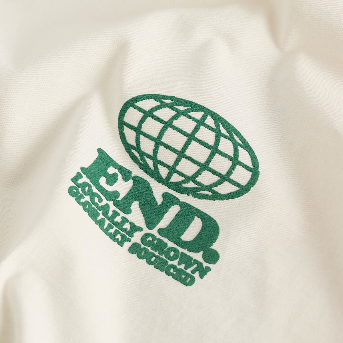 END. Locally Grown T-Shirt in Ecru