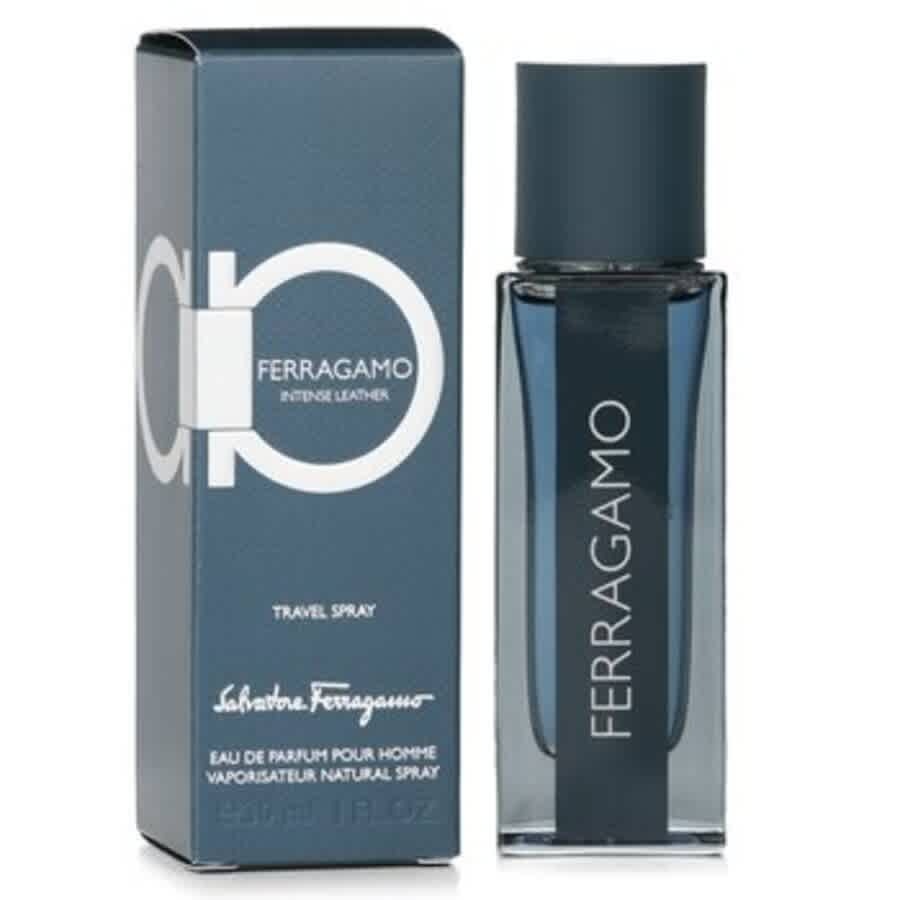 Salvatore Ferragamo Mens Intense Leather EDP Spray 1.0 oz Fragrances 8052464890682