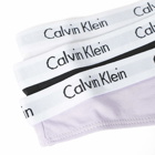 Calvin Klein Women's CK Thong 3 Pack in Black/White/Pastel Lilac