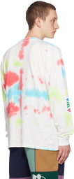 Awake NY White Tie-Dye Long Sleeve T-Shirt