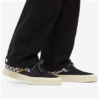 Rhude Men's Checker Slip On Sneakers in Black