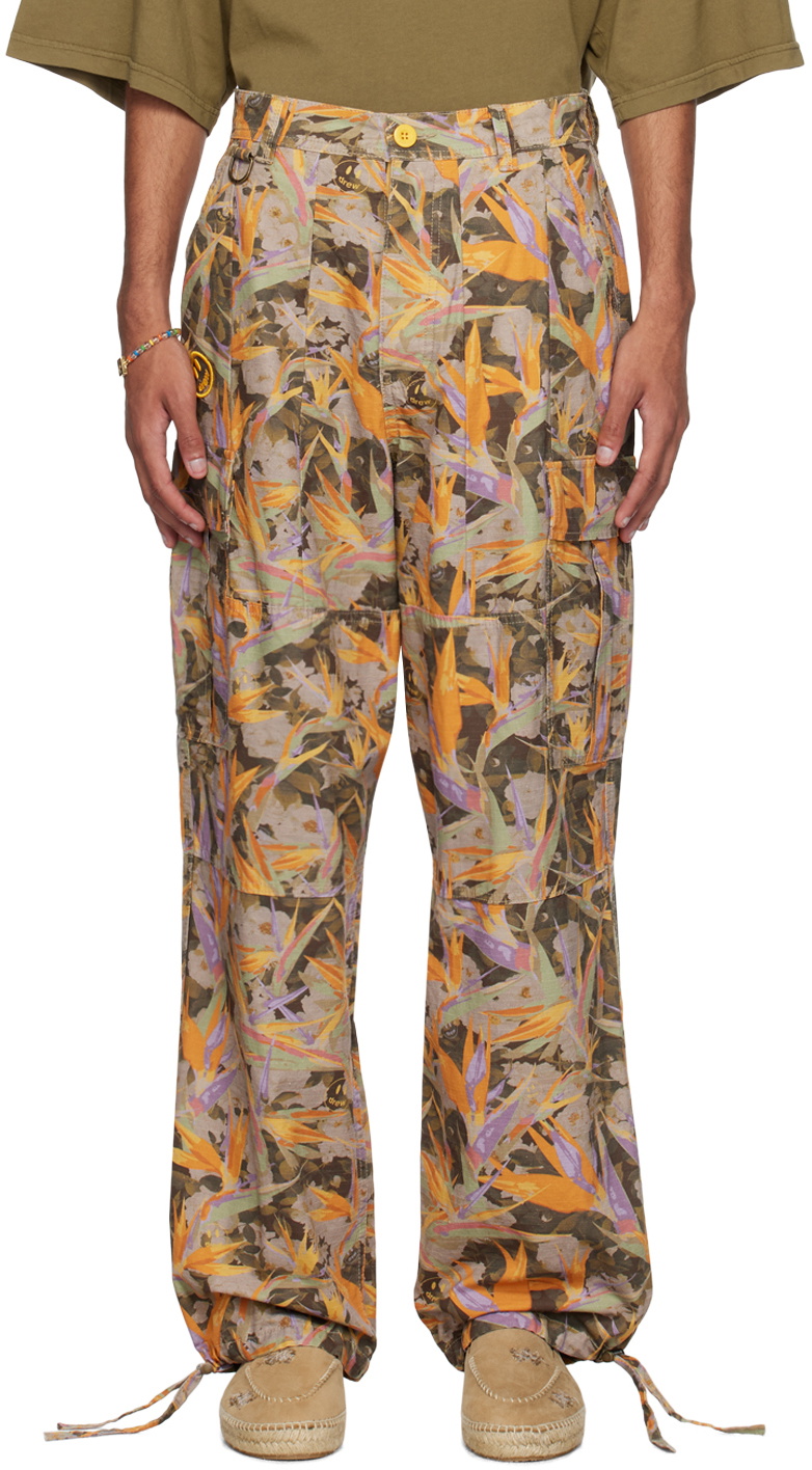 drew house Multicolor Printed Cargo Pants