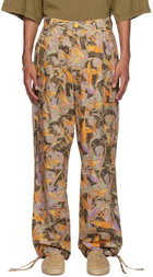 drew house Multicolor Printed Cargo Pants