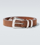 Brunello Cucinelli Suede belt