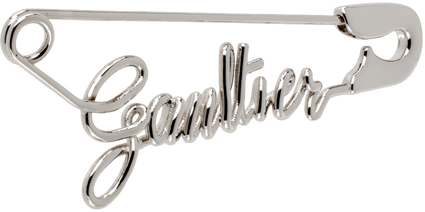 Jean Paul Gaultier Silver 'The Gaultier Safety Pin' Single Earring