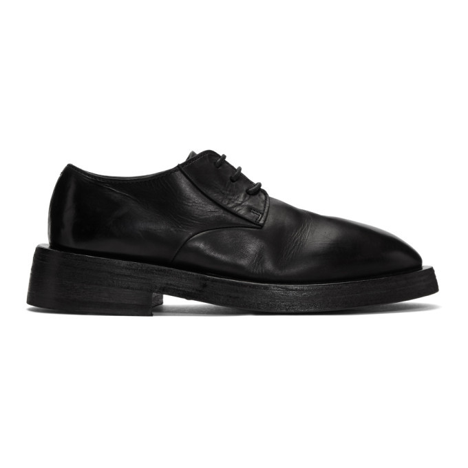 Mens Marsell Black Mentone Derbys- Size 44. Marsell Black mentone derby main image 4